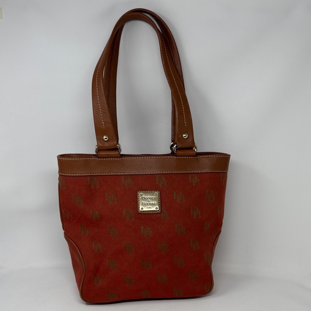 Dooney & Bourke Classic Monogram Canvas Leather Bag
